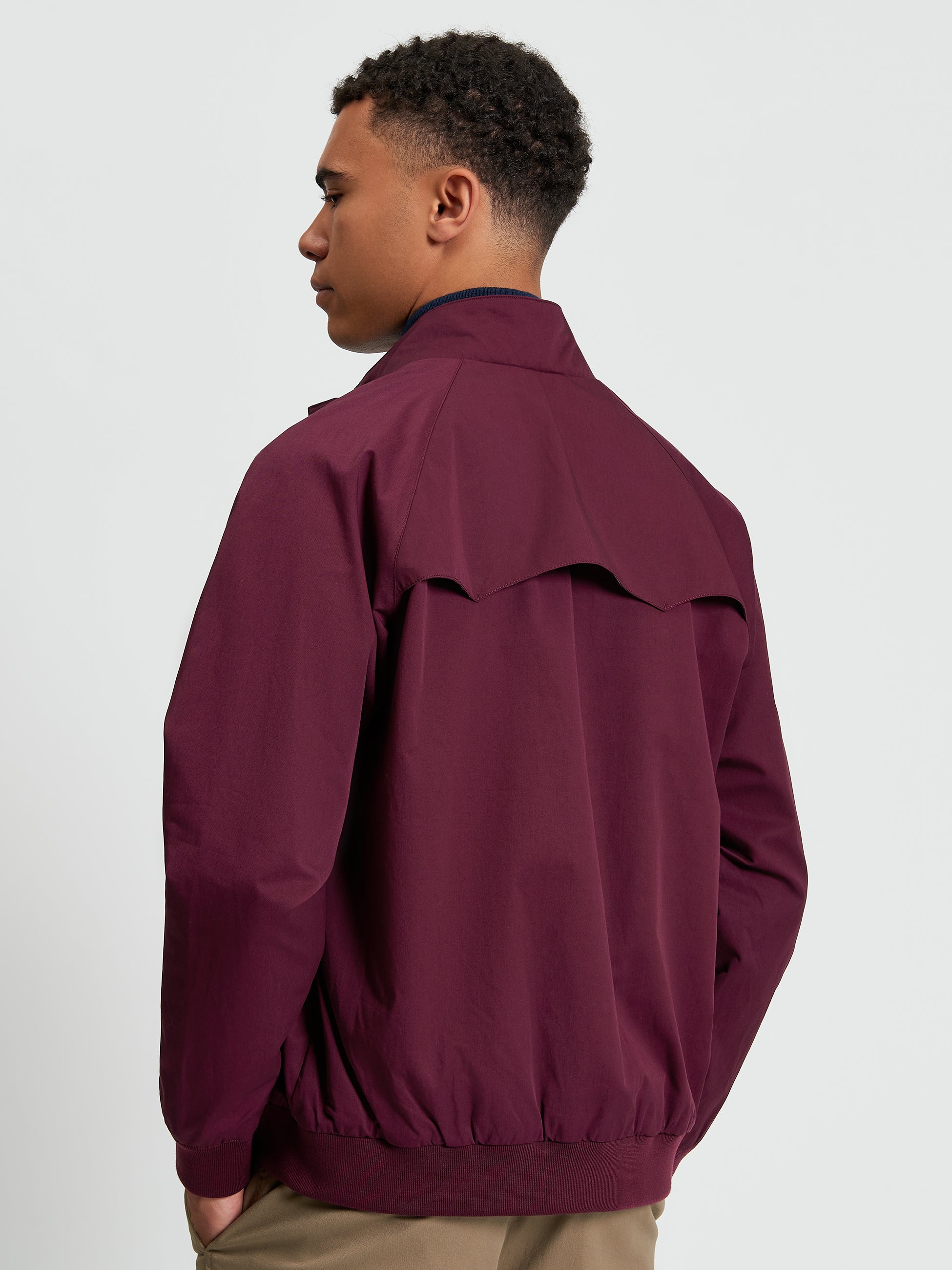 Bomber Jacket Harrington Burgundy