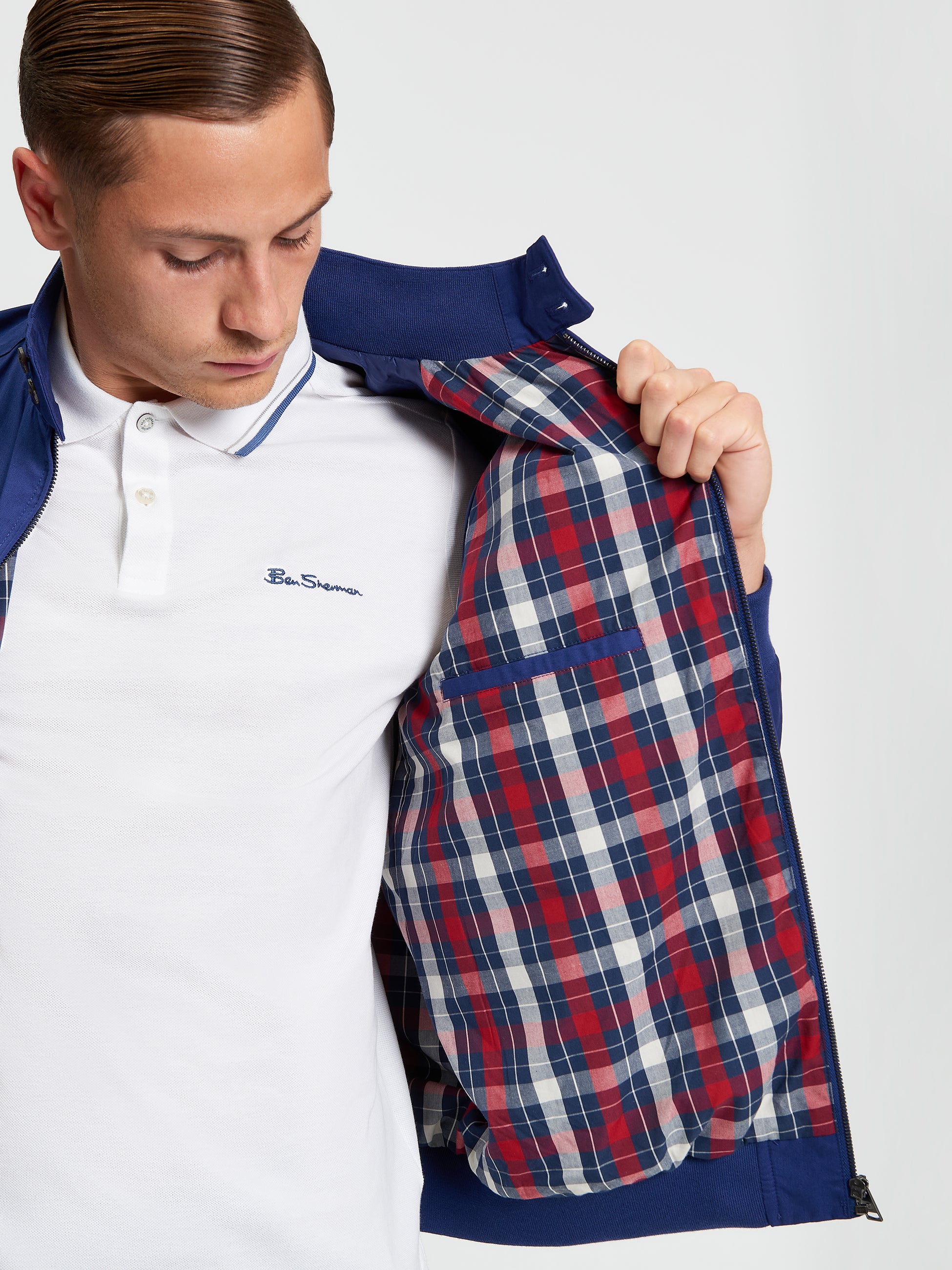 Bomber Jacket Harrington Blue