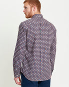Block Foulard Print long-sleeve shirt from Ben Sherman, featuring an intricate pattern and a modern cut.
