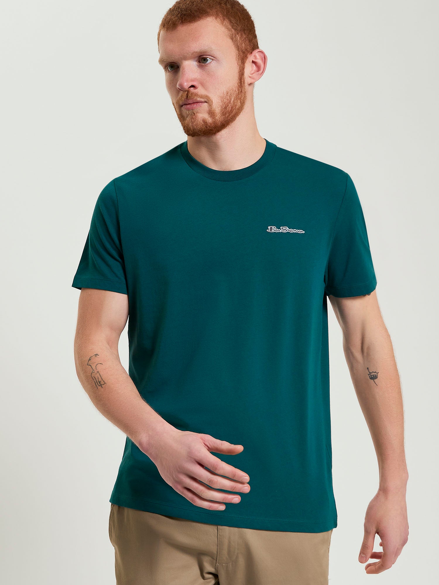 Signature Tee – Crew neck style in teal
