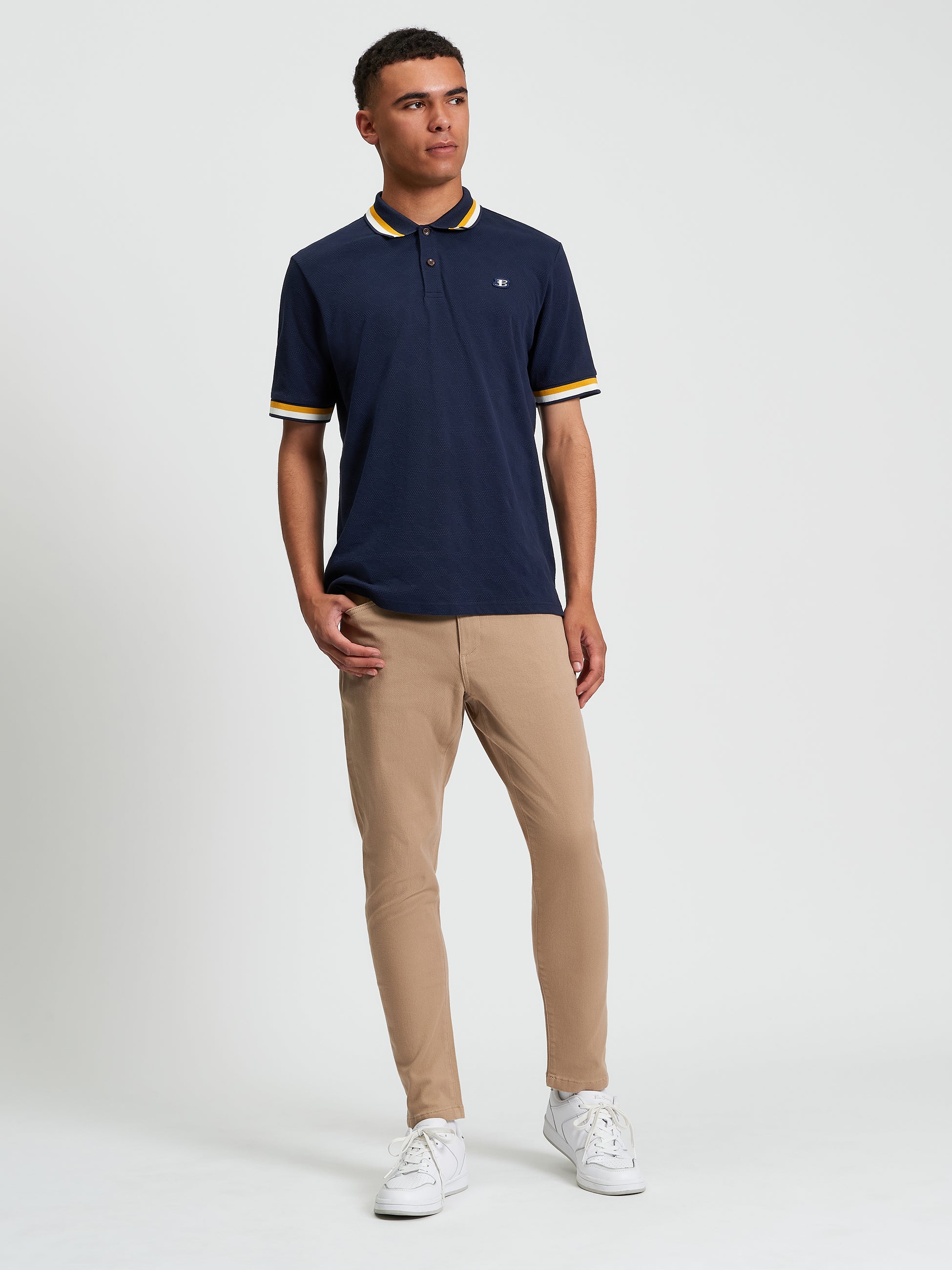 Fabric Interest polo Navy