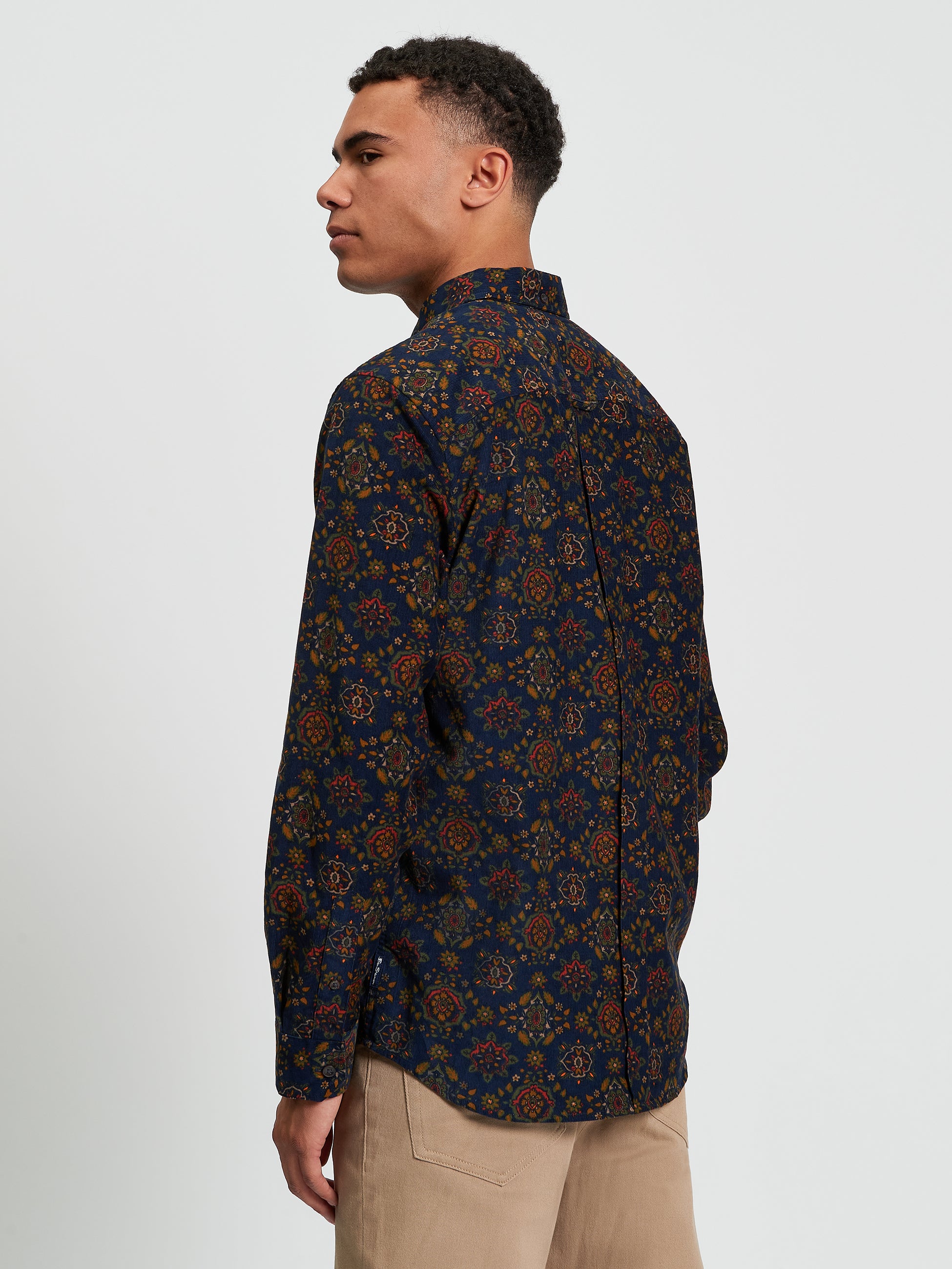 Foulard Print - Khaki - Back