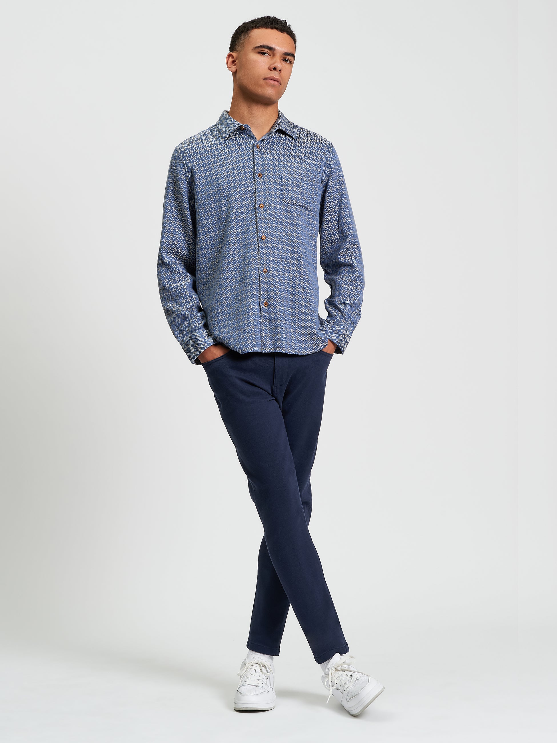 British Craft Geo - Riviera Blue - Full Length