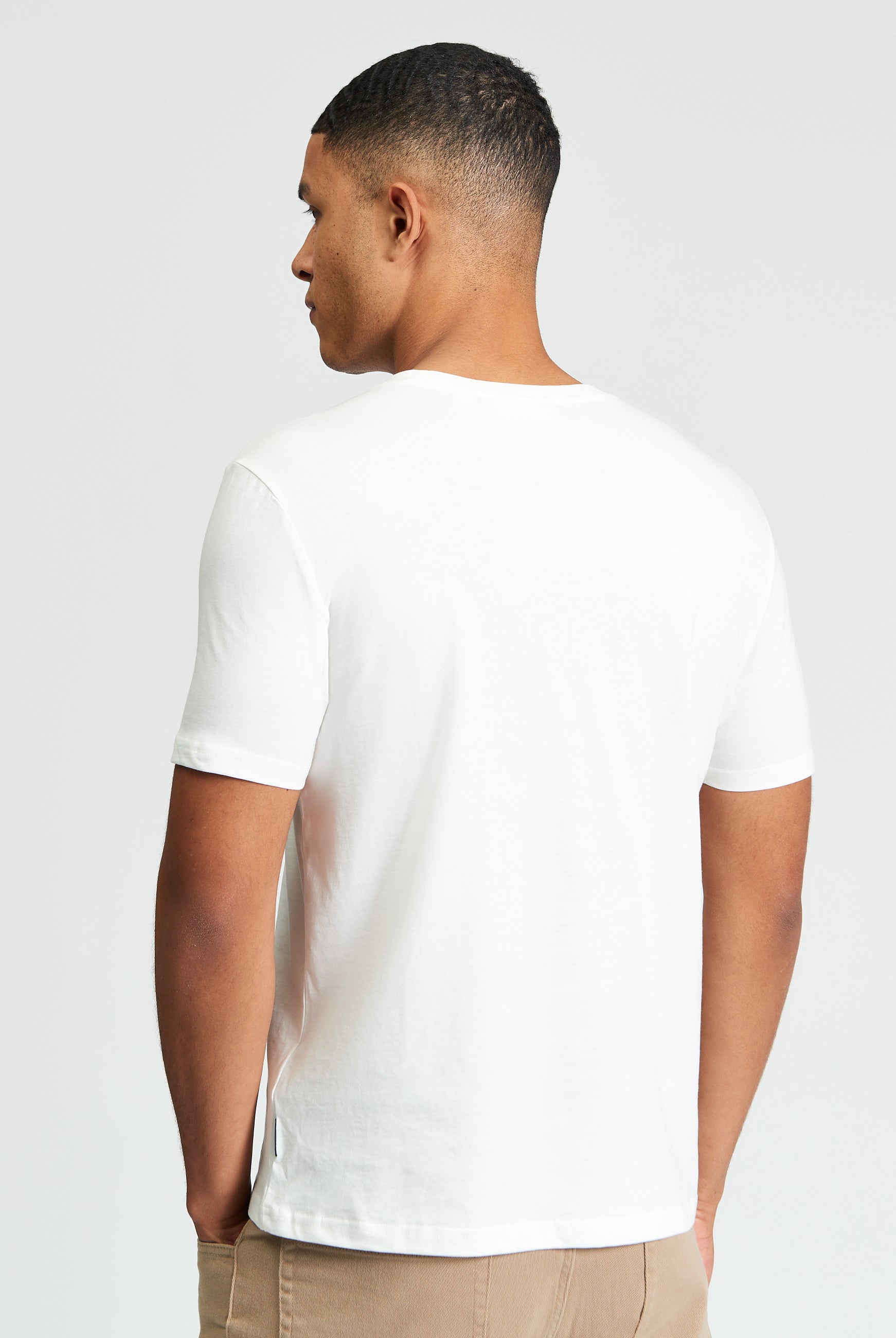 Race Day Tee β Back view showcasing the organic cotton fabric and regular-fit design.