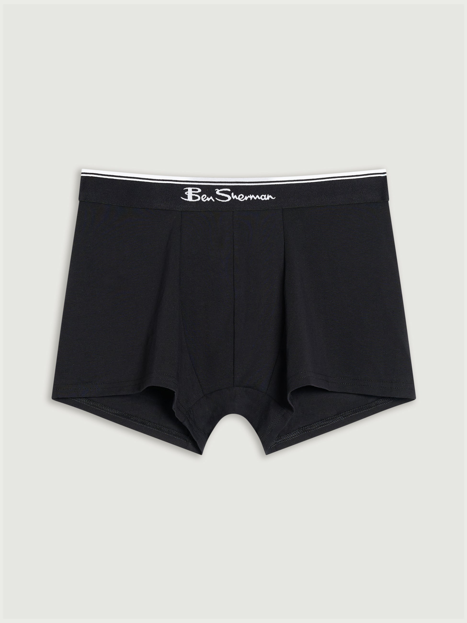 3 Pack Mod Stripe Underwear - Black - Branded Waistband