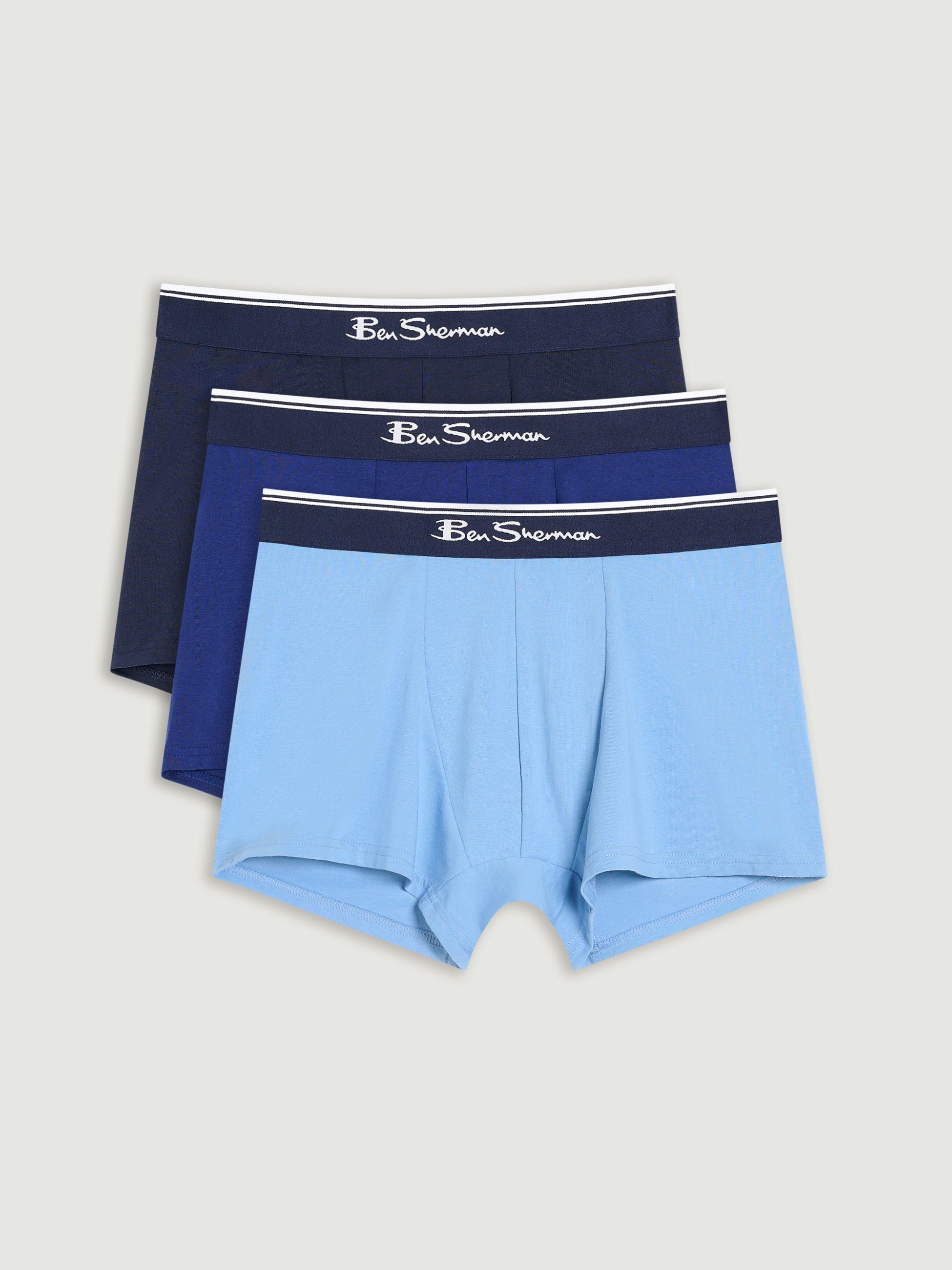 3 Pack Mod Stripe Underwear - Blue - Multi Pack