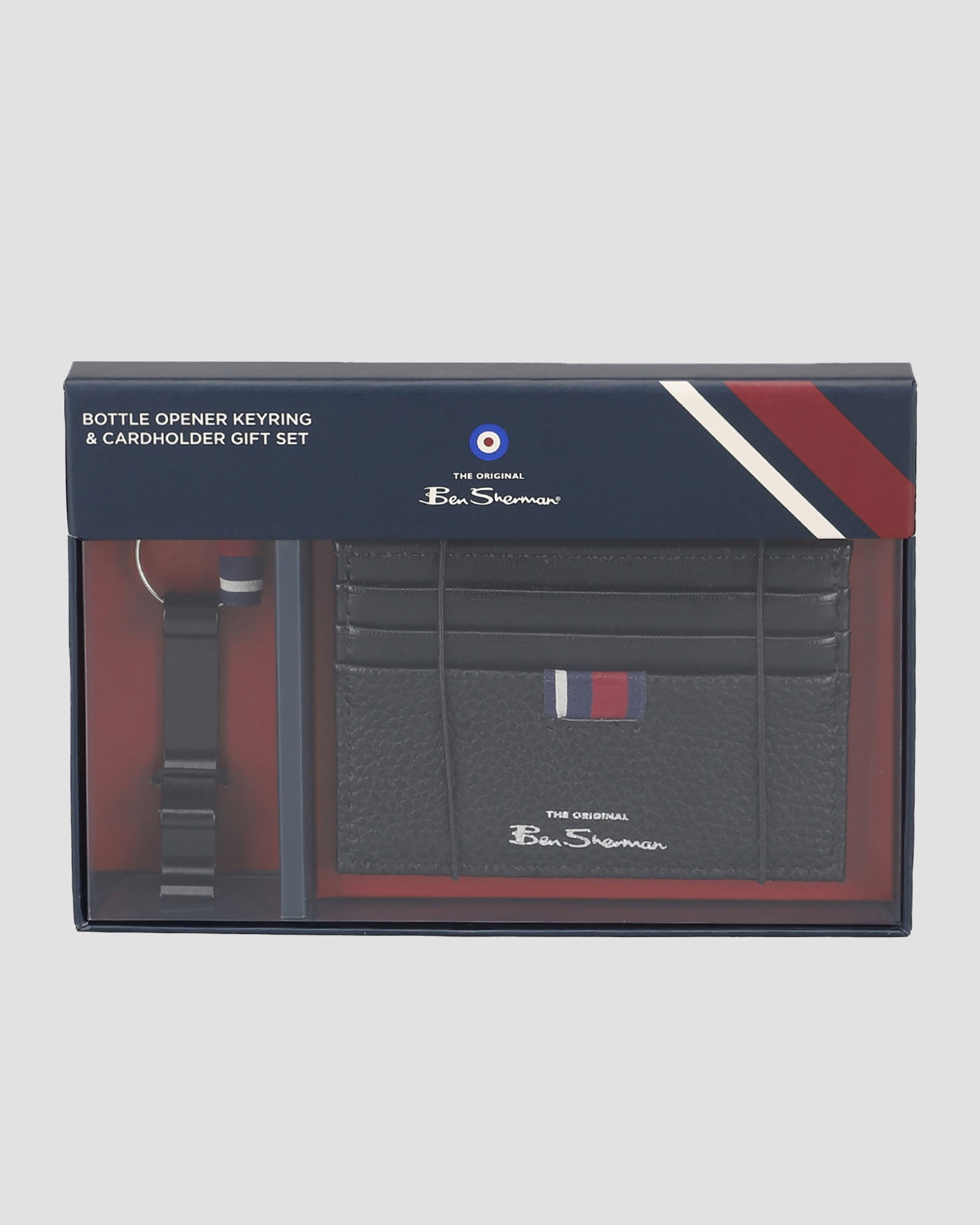 Formal CC and Bottle Opener – Ben Sherman gift set with bottle opener keyring and cardholder.