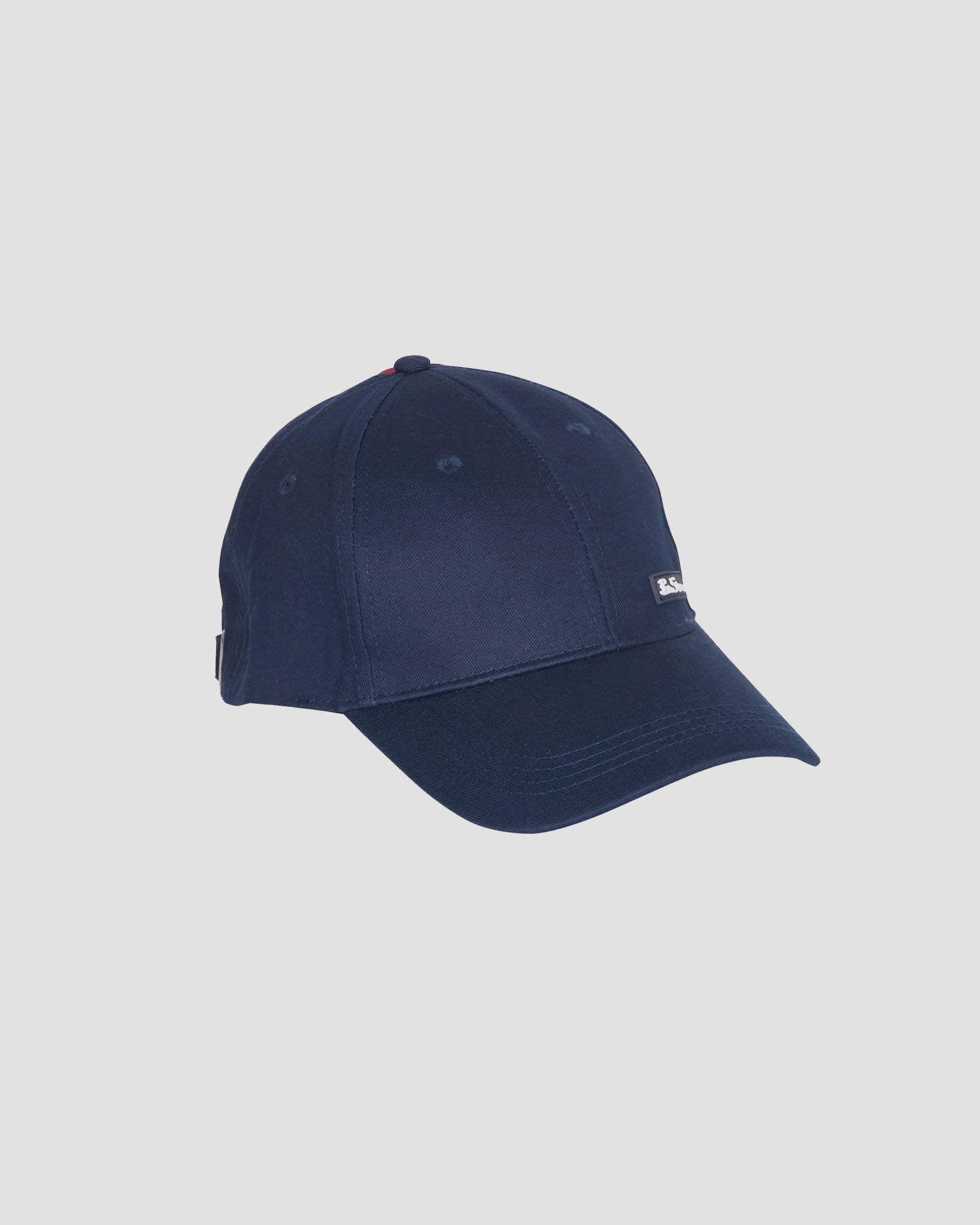Cap with Stripe – Navy cotton cap for stylish outdoor activities and sunny days.