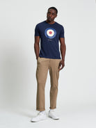 Signature Target T-Shirt Navy Graphic Tee