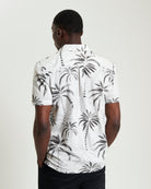 Palm Print Shirt – Relaxed fit with tropical palm design on a breathable cotton fabric.