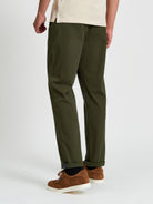 Signature Slim Stretch Chino - Khaki - Back View