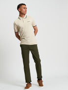 Signature Pique Polo - Fog - Full Length View