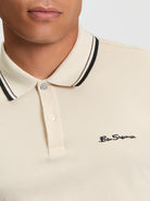 Signature Pique Polo - Fog - Detail View