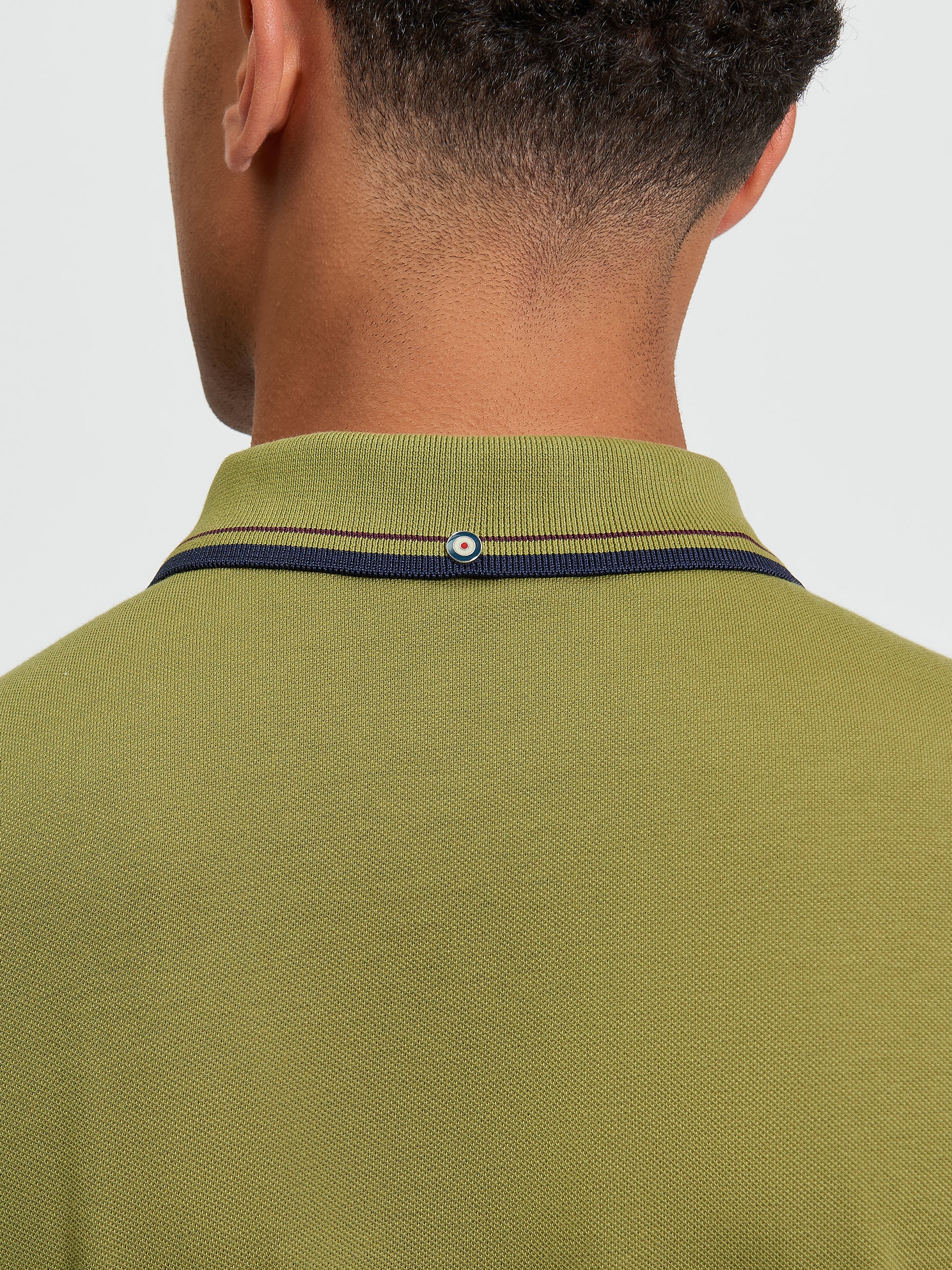 Signature Pique Polo - Green - Full Length View