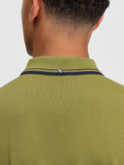 Signature Pique Polo - Green - Full Length View