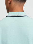 Signature Pique Polo - Mint Green Blue- Full Length View