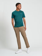 Signature Tee - Teal - Full Length View