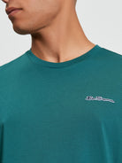 Signature Tee - Teal - Detail View