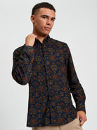 Foulard Print - Khaki - Front