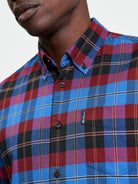 Oxford Check Shirt Dark Blue