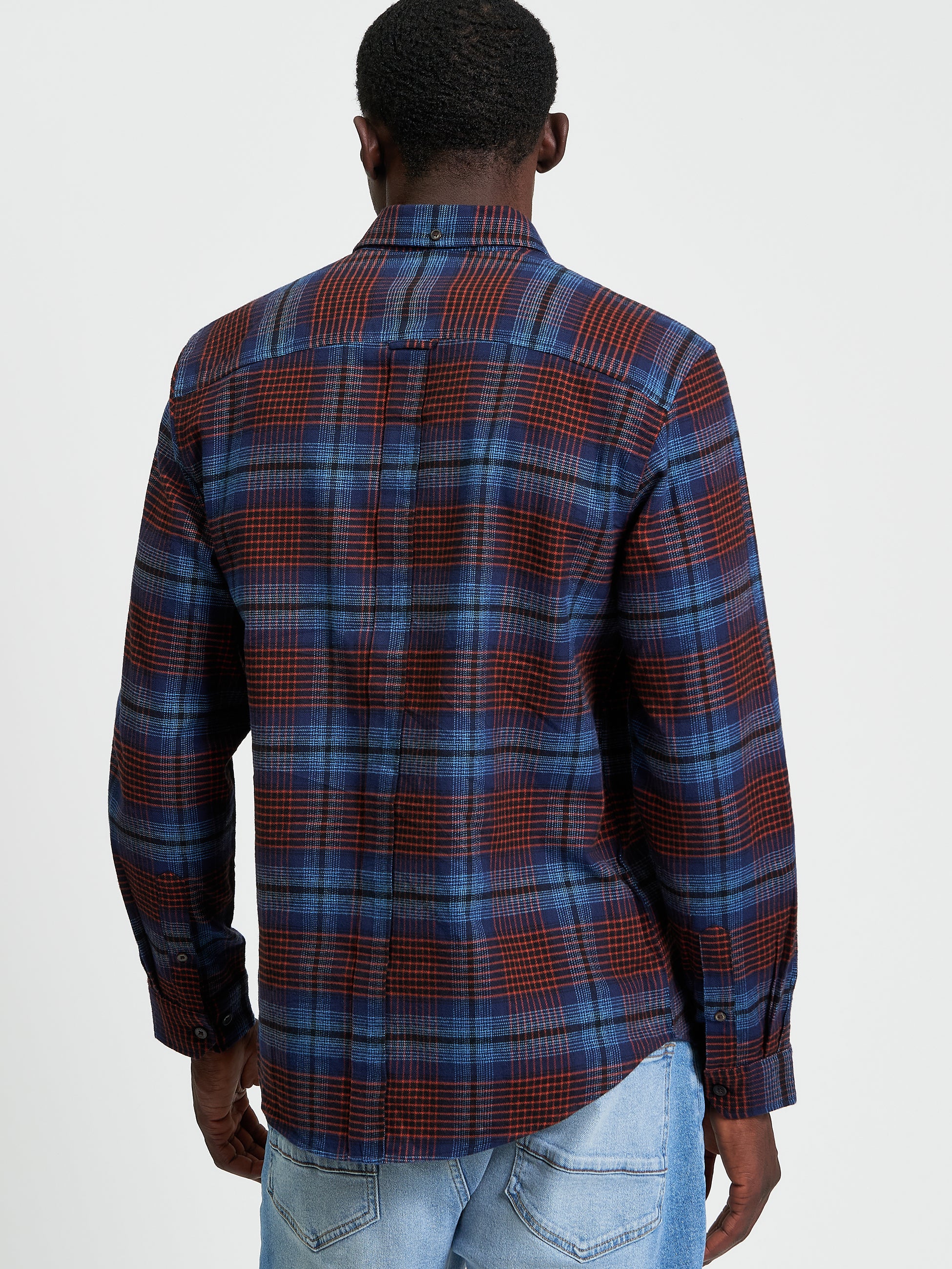 Check Shirt Dark Navy