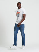 Poster Print Graphic T-Shirt White