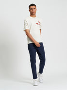 Secret Tune Society White Graphic Print T-Shirt