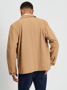Canvas Chore Jacket - Camel - Back