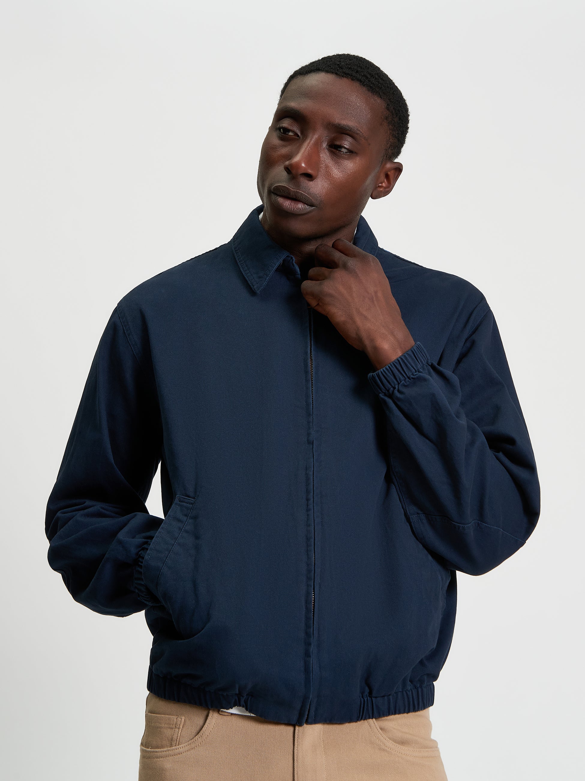 Sports Bomber Jacket Dark navy