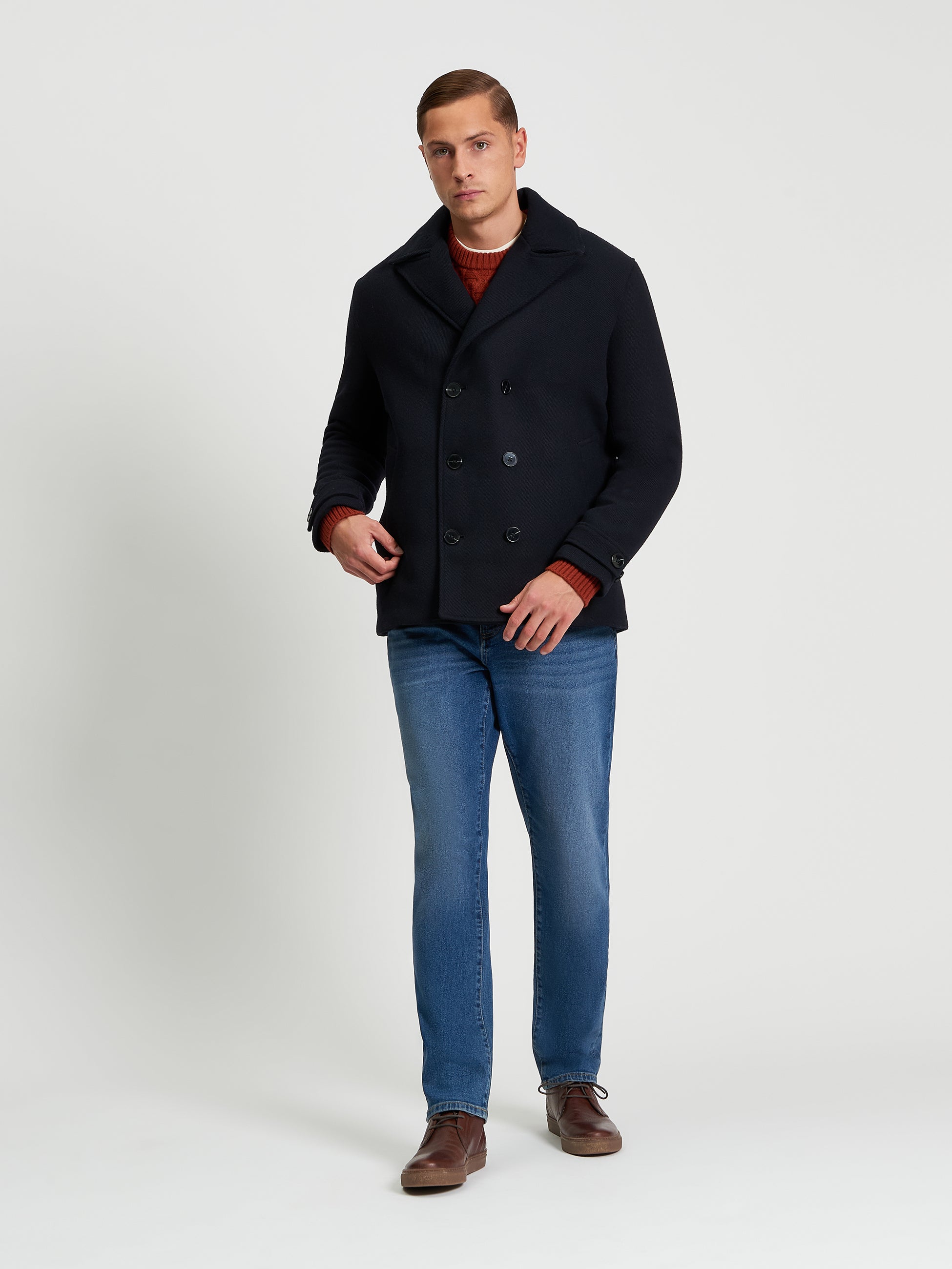 Peacoat - Dark Navy - Full Length