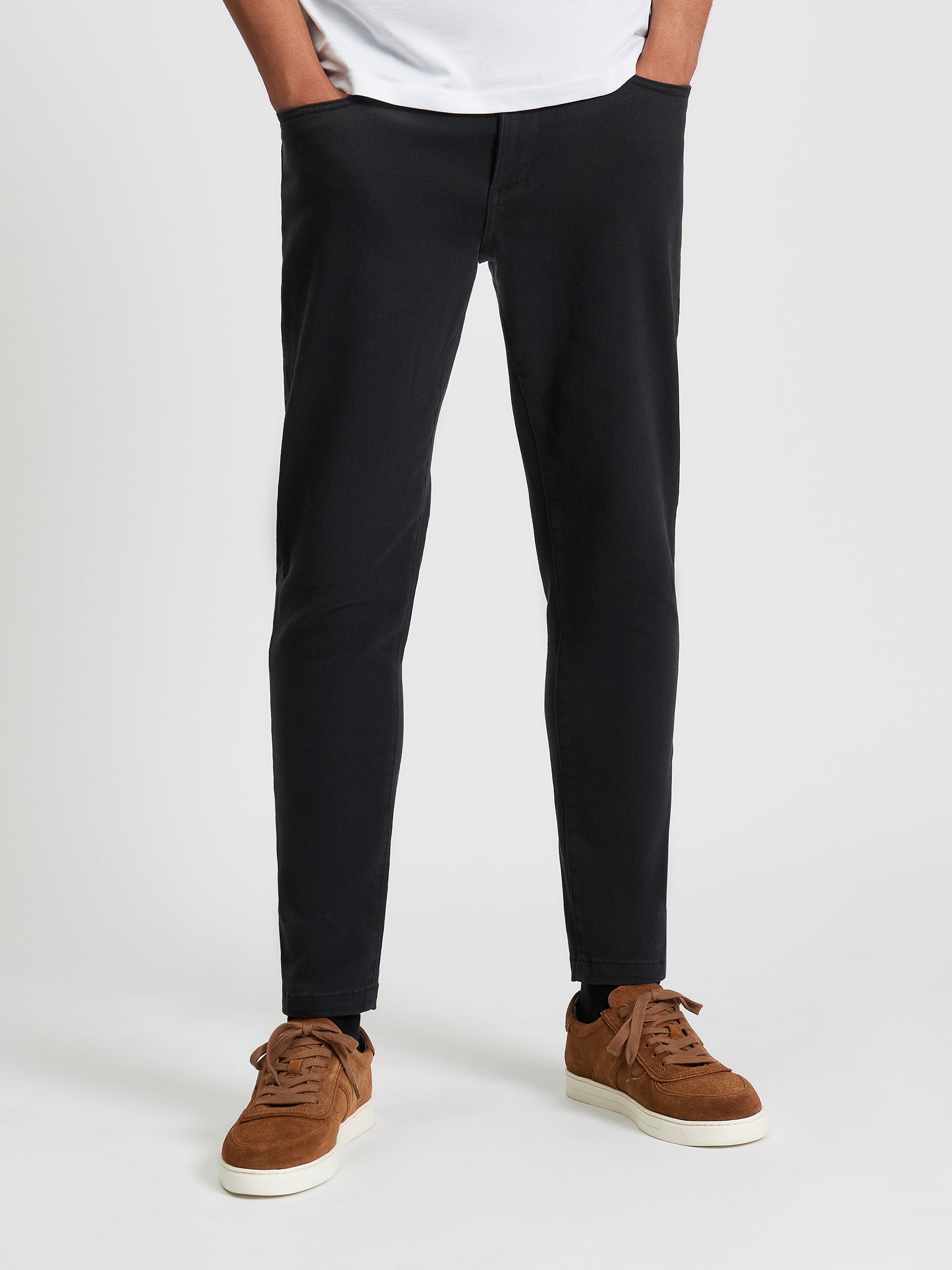 5 Pocket Trousers Black