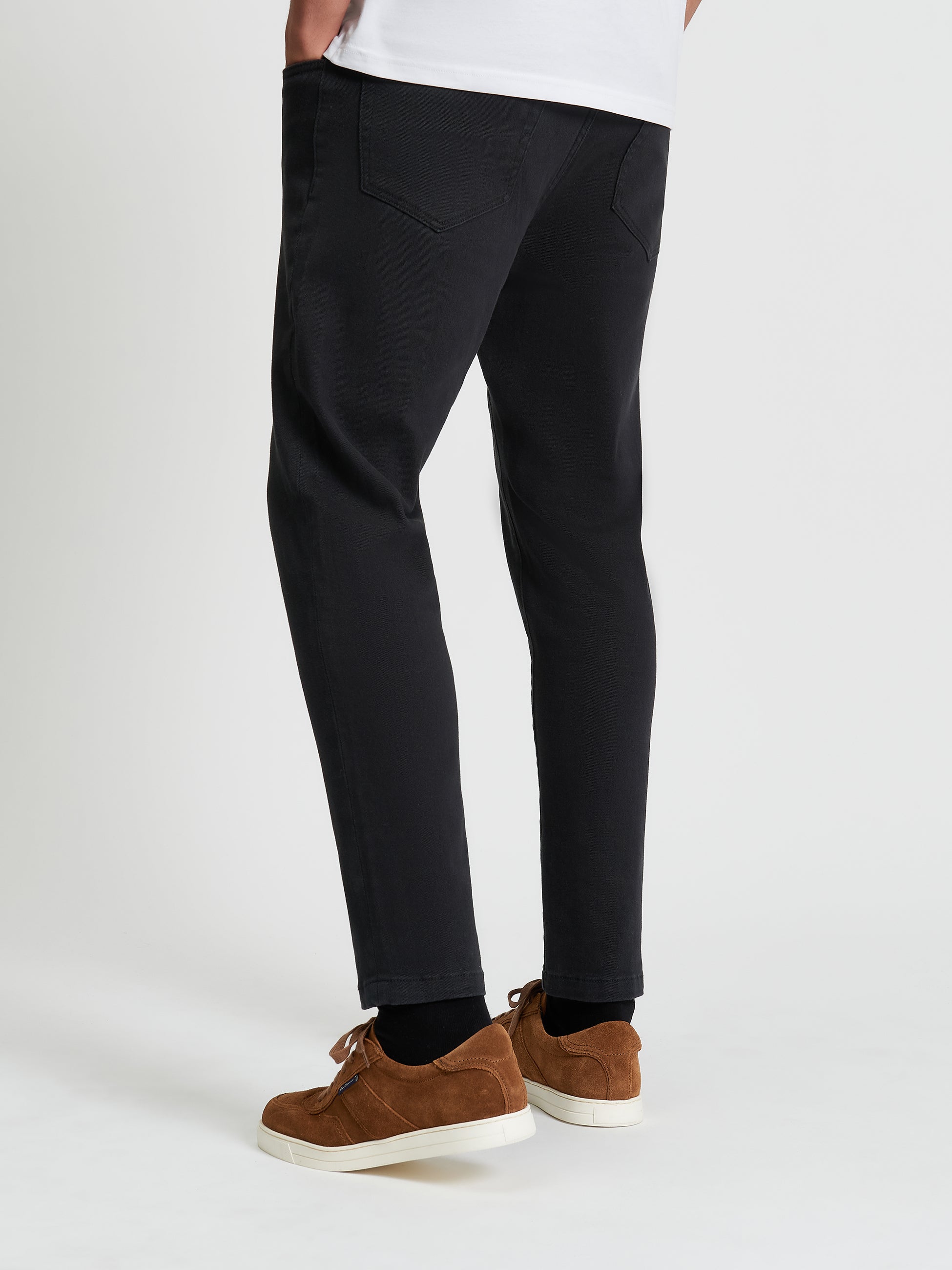 5 Pocket Trousers Black