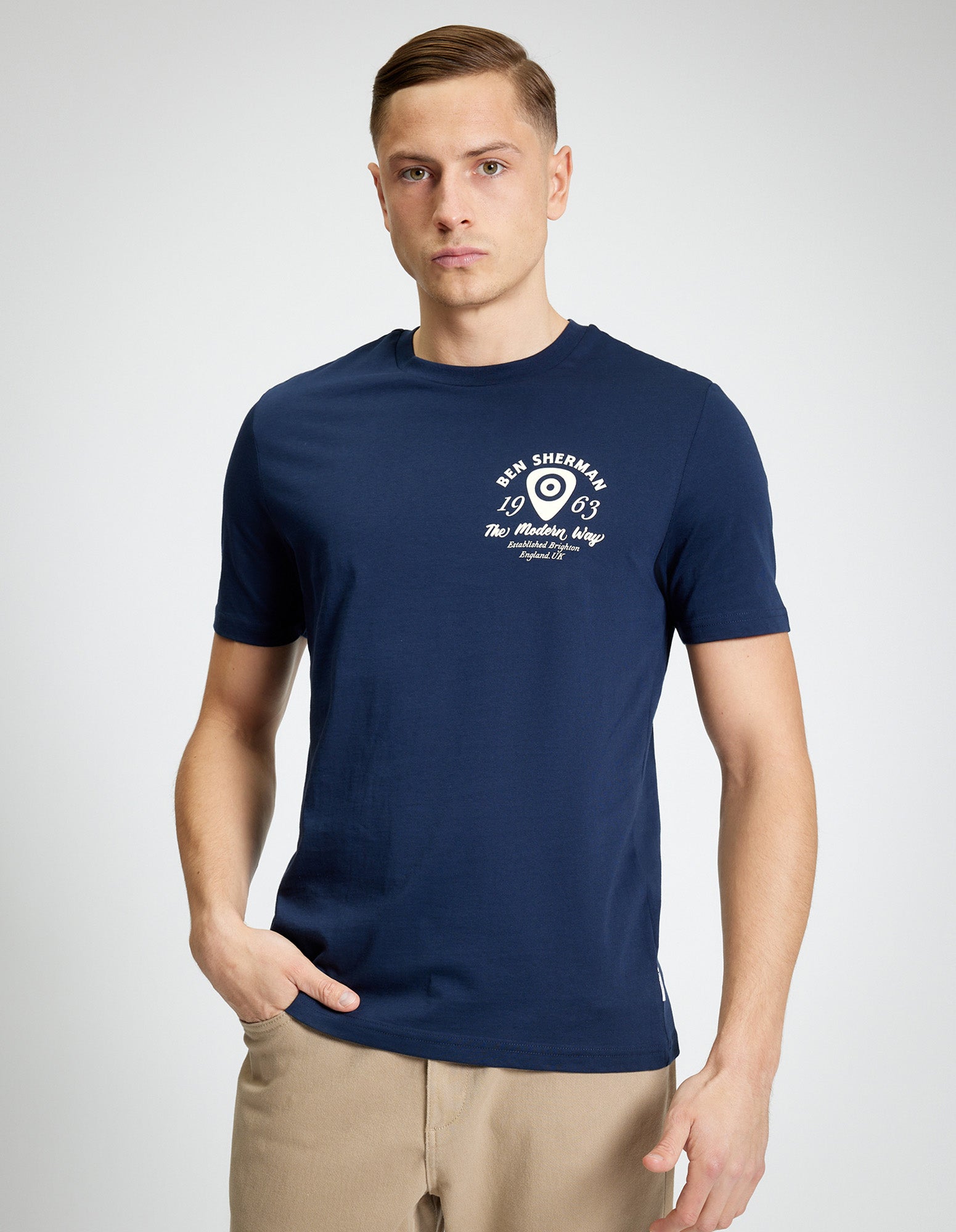 Acoustic Tee - Dark Navy - Styled
