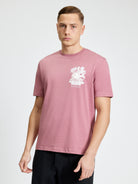 Fish And Chips Tee - Raspberry - Styled