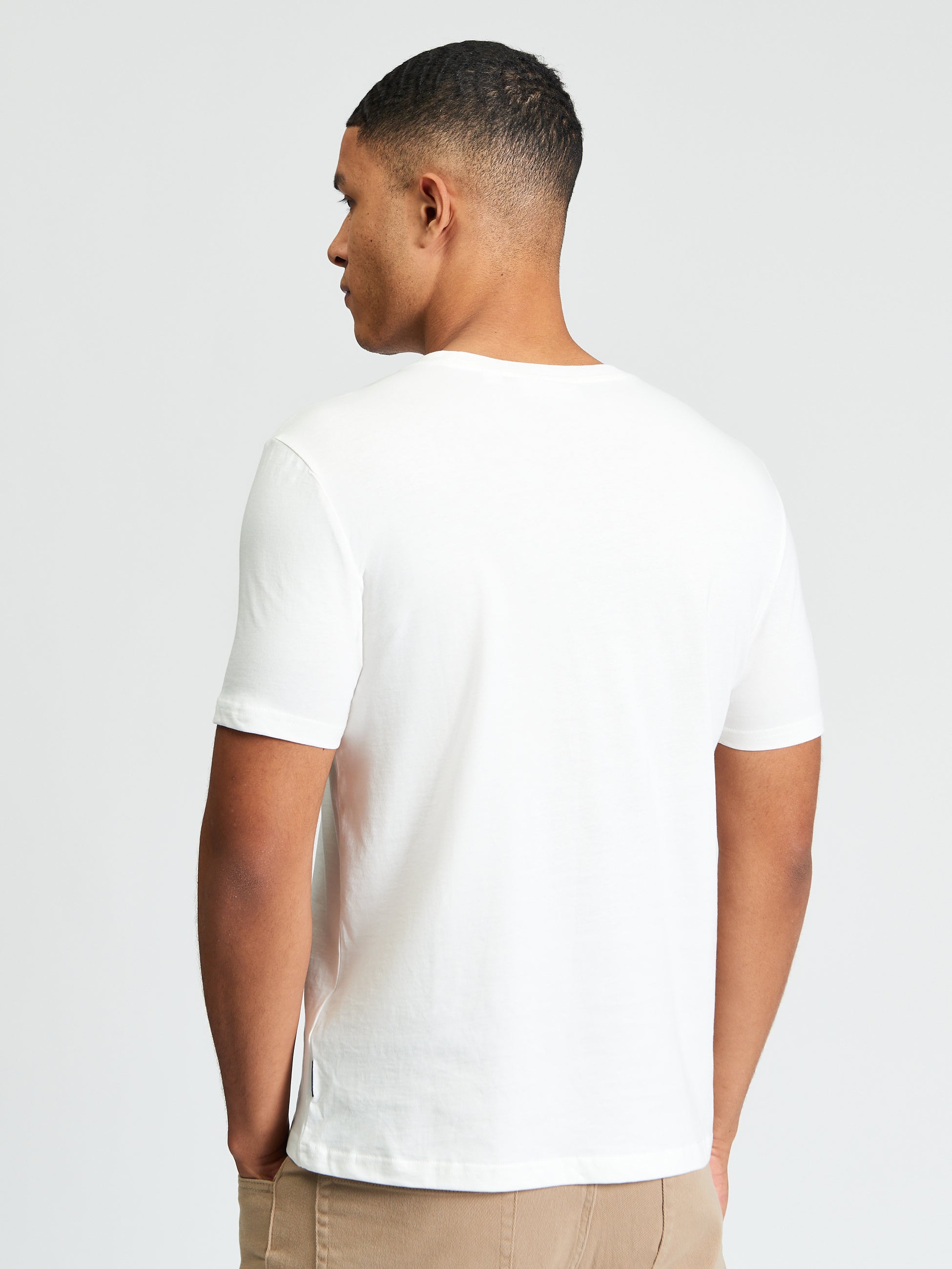 Race Day Tee – Back view showcasing the organic cotton fabric and regular-fit design.