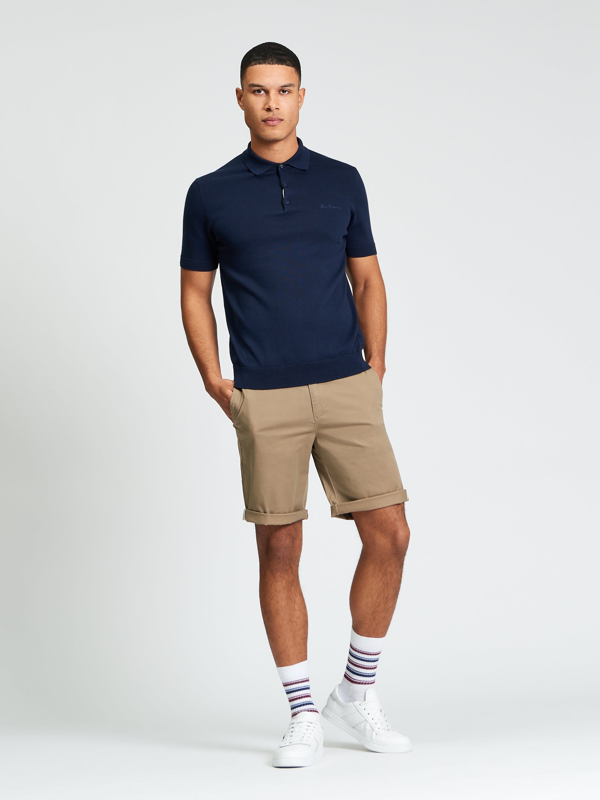 Signature Chino Short - Stone - Regular
