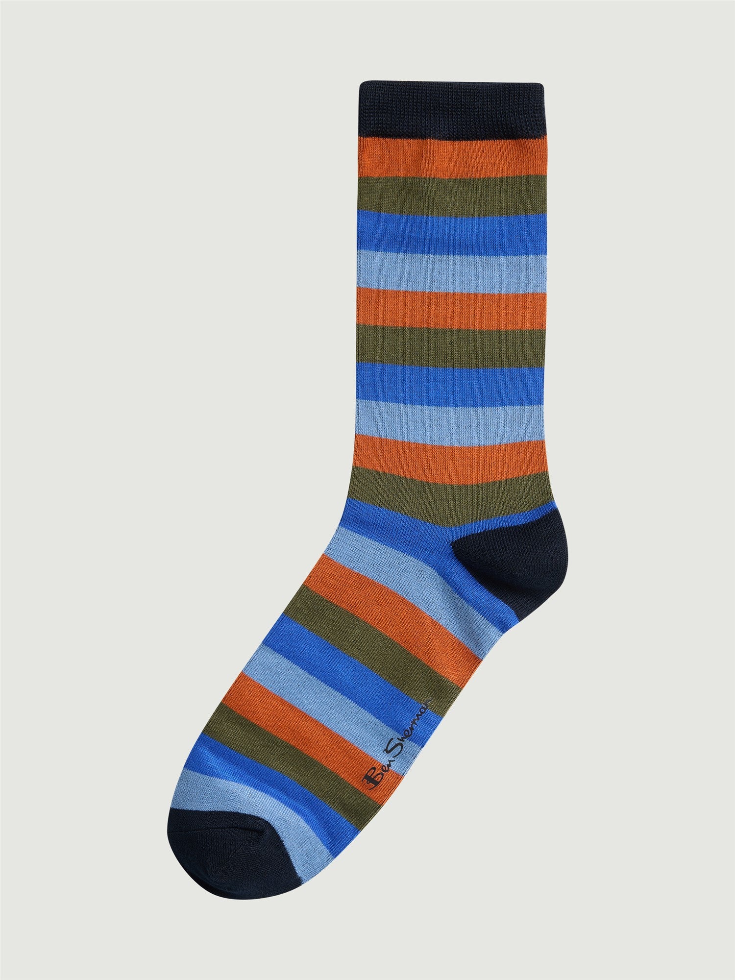 3 Pack Mod Stripe Socks – Colorful striped crew sock made from a soft bamboo blend, perfect for gifting.