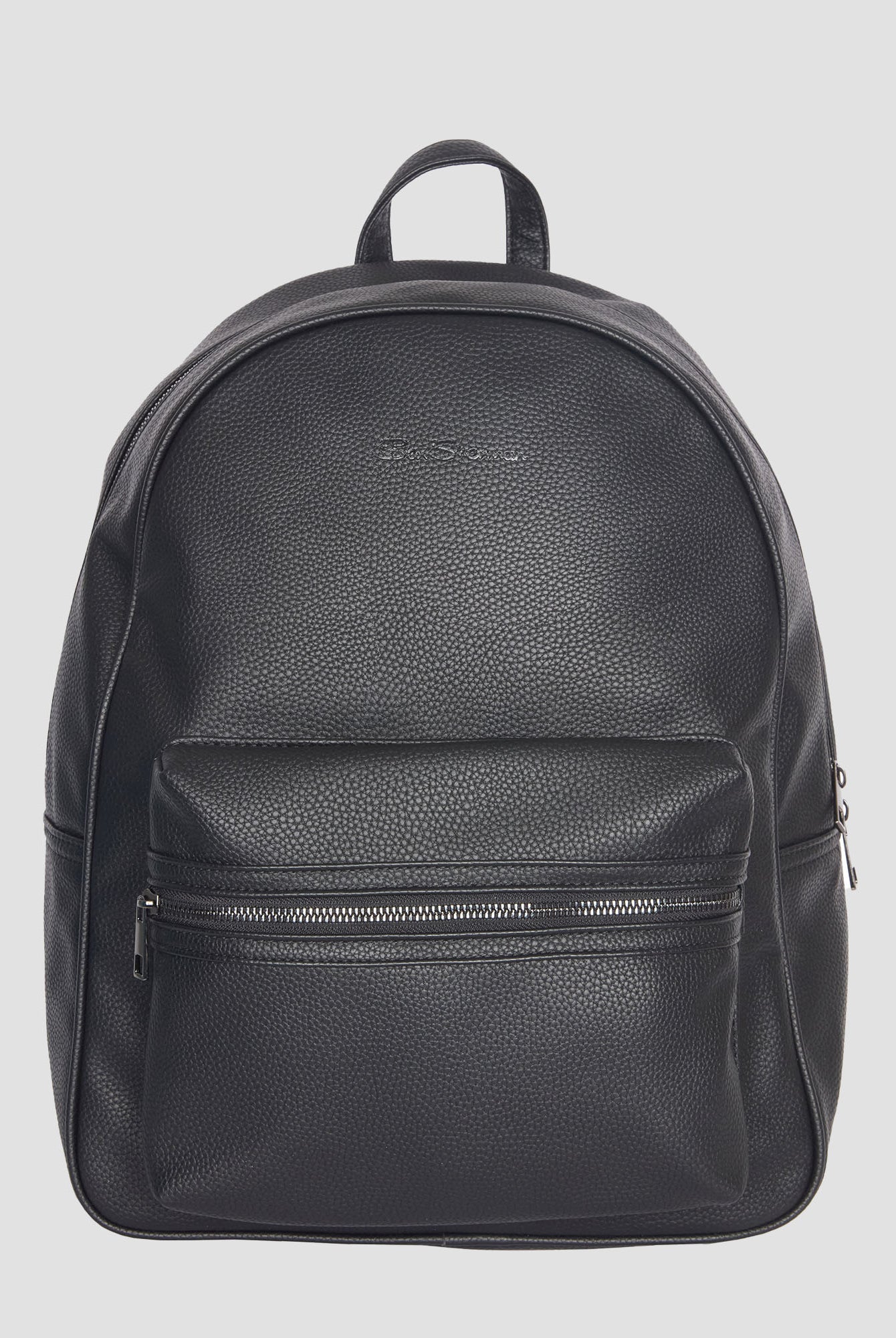 ben sherman leather-trimmed twill backpack Shinola Men's | Brown Leather Silvertone proprietary hardware Men's casual rucksack MHA-783 |