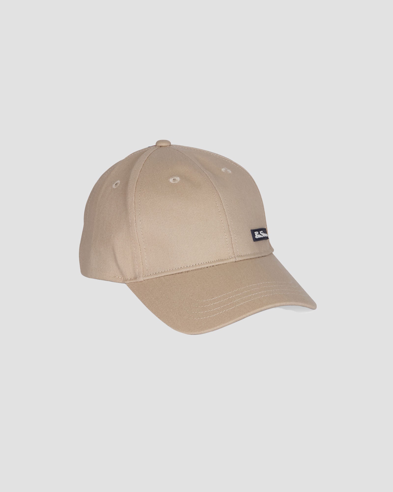 Cap with Stripe – Beige cotton cap by Ben Sherman, perfect for sunny days and outdoor activities.