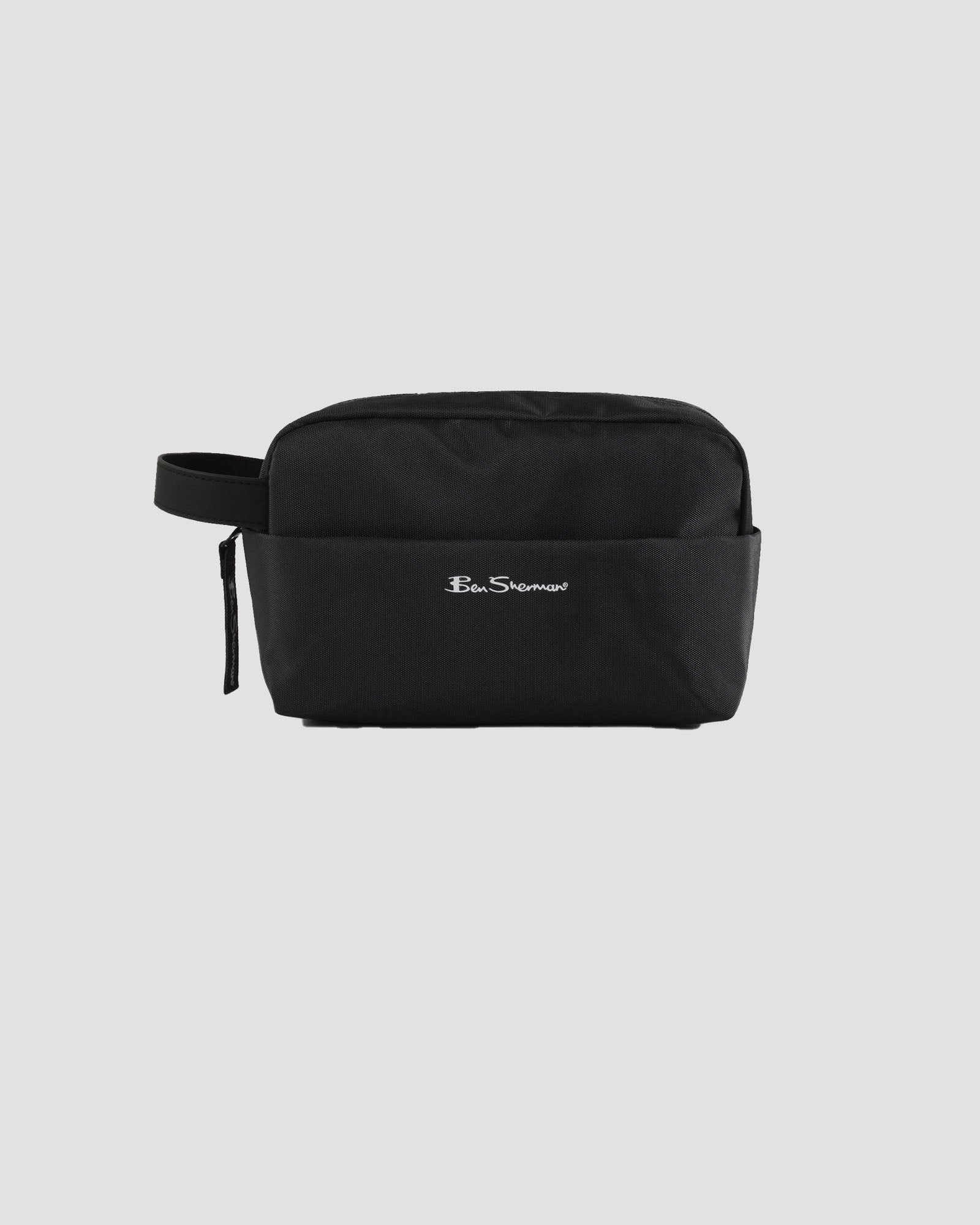 Toiletry Bag – Lightweight travel accessory with fold out pocket for organizing toiletries.